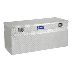 UWS 48" Standard Chest for UWS Hitch Cargo Carrier - 11.1 cu ft - Bright Aluminum - UWS01022