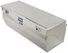 chest tool box medium capacity uws truck bed - wedge series offset lid 9.4 cu ft bright aluminum