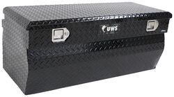 UWS Truck Bed Chest - Wedge Series - Offset Lid - 8.2 cu ft - Gloss Black - UWS01044