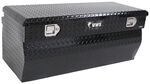 UWS Truck Bed Chest - Wedge Series - Offset Lid - 8.2 cu ft - Gloss Black