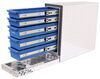 chest tool box 22 inch long uws truck bed toolbox with slide drawers - 1.9 cu ft bright aluminum