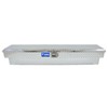 small capacity 60-7/8 inch long uws truck bed l-shaped side rail toolbox - single lid l 3.7 cu ft bright aluminum