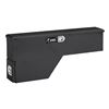 wheel well tool box small capacity uws truck bed fender toolbox with drawers - passenger's side 3.9 cu ft gloss black