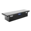 crossover tool box medium capacity uws truck bed toolbox w/ pull handles - style low profile 8.4 cu ft gloss black