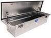 crossover tool box medium capacity uws truck bed toolbox w/ pull handles - style low profile 8.6 cu ft bright aluminum