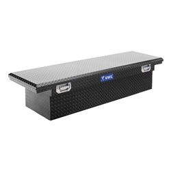 UWS Truck Bed Toolbox w/ Pull Handles - Crossover Style - Low Profile - 8.6 cu ft - Gloss Black - UWS07646