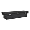 crossover tool box medium capacity uws truck bed toolbox - style single lid series 8.6 cu ft matte black