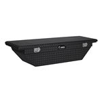 UWS Angled Truck Bed Toolbox - Crossover Style - 8.3 cu ft - Gloss Black