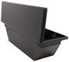 crossover tool box lid style - low profile uws deep angled truck bed toolbox 10 cu ft matte black