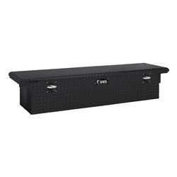 UWS Secure Lock Low Profile Truck Bed Toolbox - Crossover Style - 8.6 cu ft - Matte Black