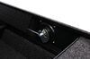 uws truck tool box crossover lid style - standard profile secure lock low bed toolbox 8.4 cu ft matte black
