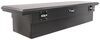 uws truck tool box crossover lid style - standard profile secure lock low bed toolbox 8.4 cu ft matte black