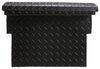 uws truck tool box crossover medium capacity secure lock low profile bed toolbox - style 8.4 cu ft matte black