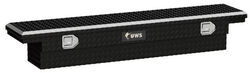 UWS Truck Bed Toolbox - Narrow Crossover - Low Profile - Slim Line Series - 3.4 cu ft - Gloss Black