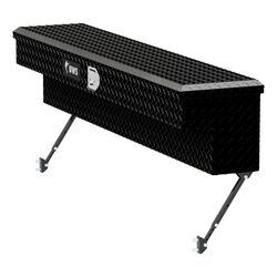 UWS Truck Tool Box - Side Mount - 3.7 cu ft - Aluminum - Gloss Black