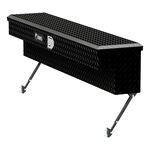 UWS Truck Tool Box - Side Mount - 3.7 cu ft - Aluminum - Gloss Black