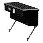 UWS Truck Tool Box - Side Mount - 2.2 cu ft - Aluminum - Gloss Black