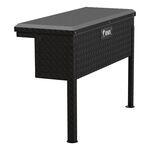 UWS Truck Tool Box - Side Mount - Low Profile - Aluminum - 2.3 cu ft - Matte Black