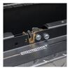 side rail tool box 36 inch long uws truck - mount low profile aluminum 2.3 cu ft matte black