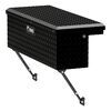 side rail tool box small capacity uws truck - mount low profile aluminum 2.3 cu ft gloss black