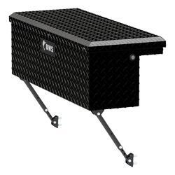 UWS Truck Tool Box - Side Mount - Low Profile - Aluminum - 2.3 cu ft - Gloss Black