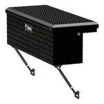 UWS Truck Tool Box - Side Mount - Low Profile - Aluminum - 2.3 cu ft - Gloss Black