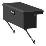 UWS Truck Tool Box - Side Mount - Low Profile - Aluminum - 2.3 cu ft - Matte Black