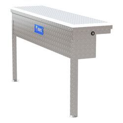 UWS Truck Tool Box - Side Mount - Low Profile - 3 cu ft - Bright Aluminum