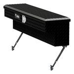 UWS Truck Tool Box - Side Mount - 3 cu ft - Aluminum - Gloss Black