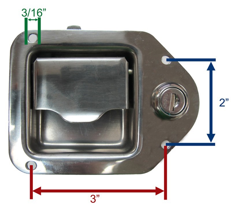 Uws Uws-Locking Tool Box Latch