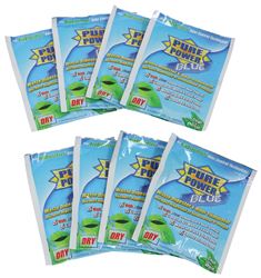 Pure Power Blue Dry Treatment for RV Holding Tanks - Fresh Clean Scent - 2 oz Packet - Qty 8 - V23021