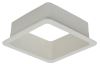 rv vents and fans ceiling garnish for ventline roof vent - 5-1/8 inch leg 14-1/4 x birch white