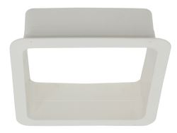 Ceiling Garnish for Ventline Roof Vent - 5-1/8" Leg - 14-1/4" x 14-1/4" - Birch White - VA0445-29