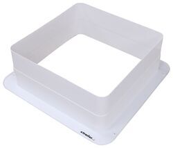 Ceiling Garnish for Ventline Roof Vent - 5-5/16" Leg - 14-1/4" x 14-1/4" - White - VA0445-37