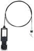 straight valve valterra waste body w/ flexible cable for rv gray water tank - 120 inch