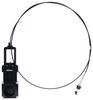 straight valve valterra waste body w/ flexible cable for rv black water tank - 120 inch