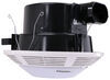 vent plastic ventline breeze led 360 bathroom w/ 120v ac fan - 50 cfm white