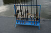 0  storage racks 22 rods viking solutions adjustable fishing rod rack - freestanding steel