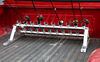 0  vehicle rod carriers storage racks 10 rods viking solutions 2-in-1 truck fishing carrier and wall rack - aluminum