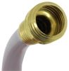 flush hose valterra flushing for rv sewer system - gray 1/2 inch inner diameter 15' long