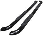 Westin Platinum Series Oval Nerf Bars - 4" - Black Powder Coated Steel