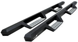 Westin HDX Nerf Bars with Drop Steps - 4" Wide - Black Powder Coated Stainless Steel