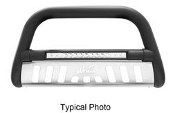 Westin Ultimate LED Bull Bar with Skid Plate - 3" Tubing - Black Powder Coated Steel