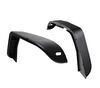 fender flares westin front tube fenders for jeep - steel textured black