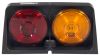 Replacement Wesbar Agriculture Light w/ Brake Light Function - Red/Amber - Passenger's Side Light Assembly W8261601