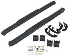 Westin PRO TRAXX Oval Nerf Bars - 4" - Black Powder Coated Steel