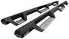 hoop steps nerf bars polished finish westin hdx with drop - 4 inch wide black powder coated stainless steel