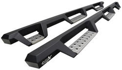 Westin HDX Nerf Bars with Drop Steps 4" - Black Powder Coated Stainless Steel - Wheel-2-Wheel