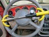 The Club Twin Hooks Vehicle Steering Wheel Lock - Chromoly Steel - Yellow Keyed Unique WI3000
