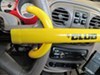 0  steering wheel lock the club twin hooks vehicle - chromoly steel yellow